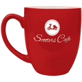 Custom Engraved Ceramic Bistro Coffee Mug - 16oz