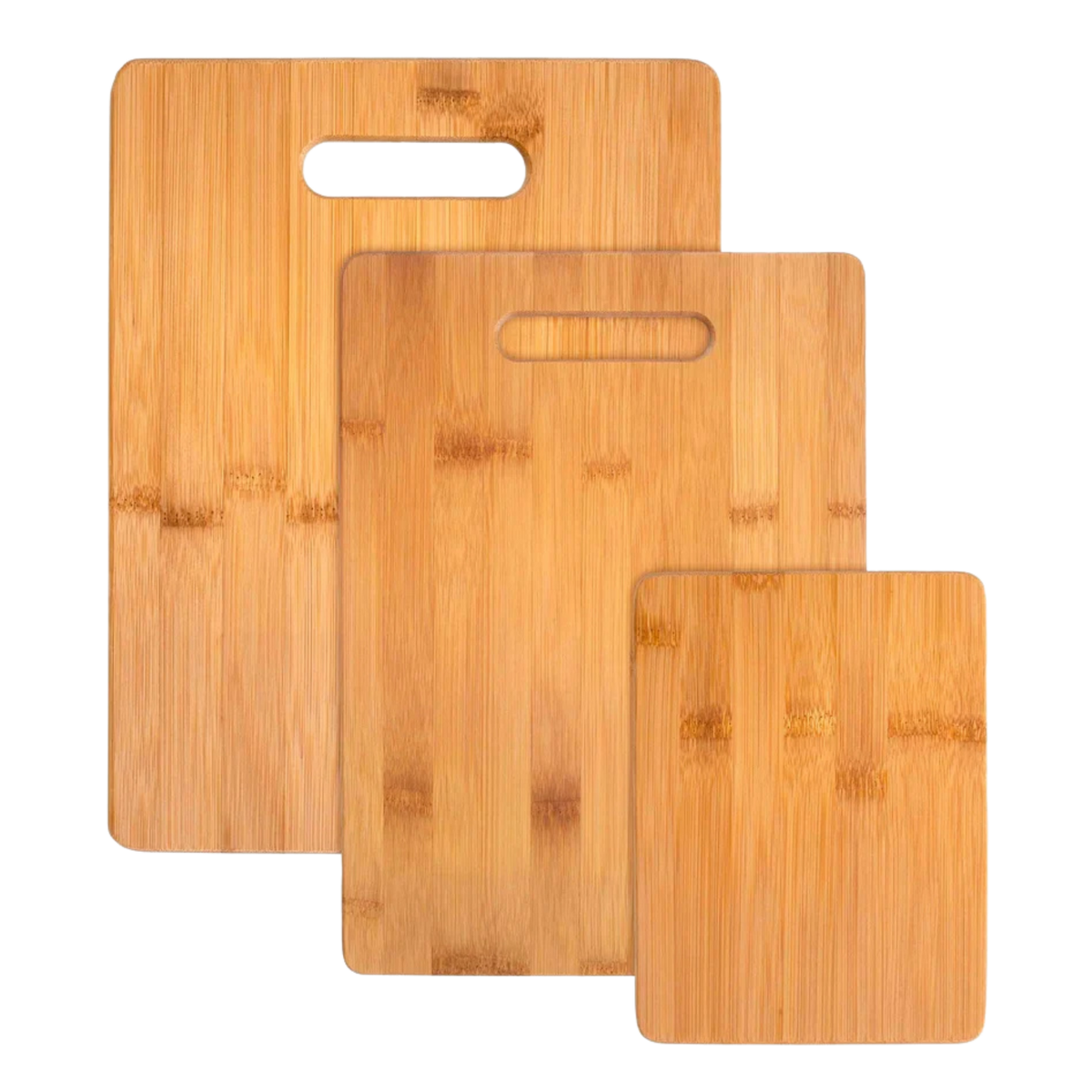 Engraved 3-Piece Bamboo Cutting Board Set