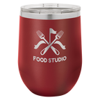 Custom Engraved Stemless Wine Tumbler - 12oz