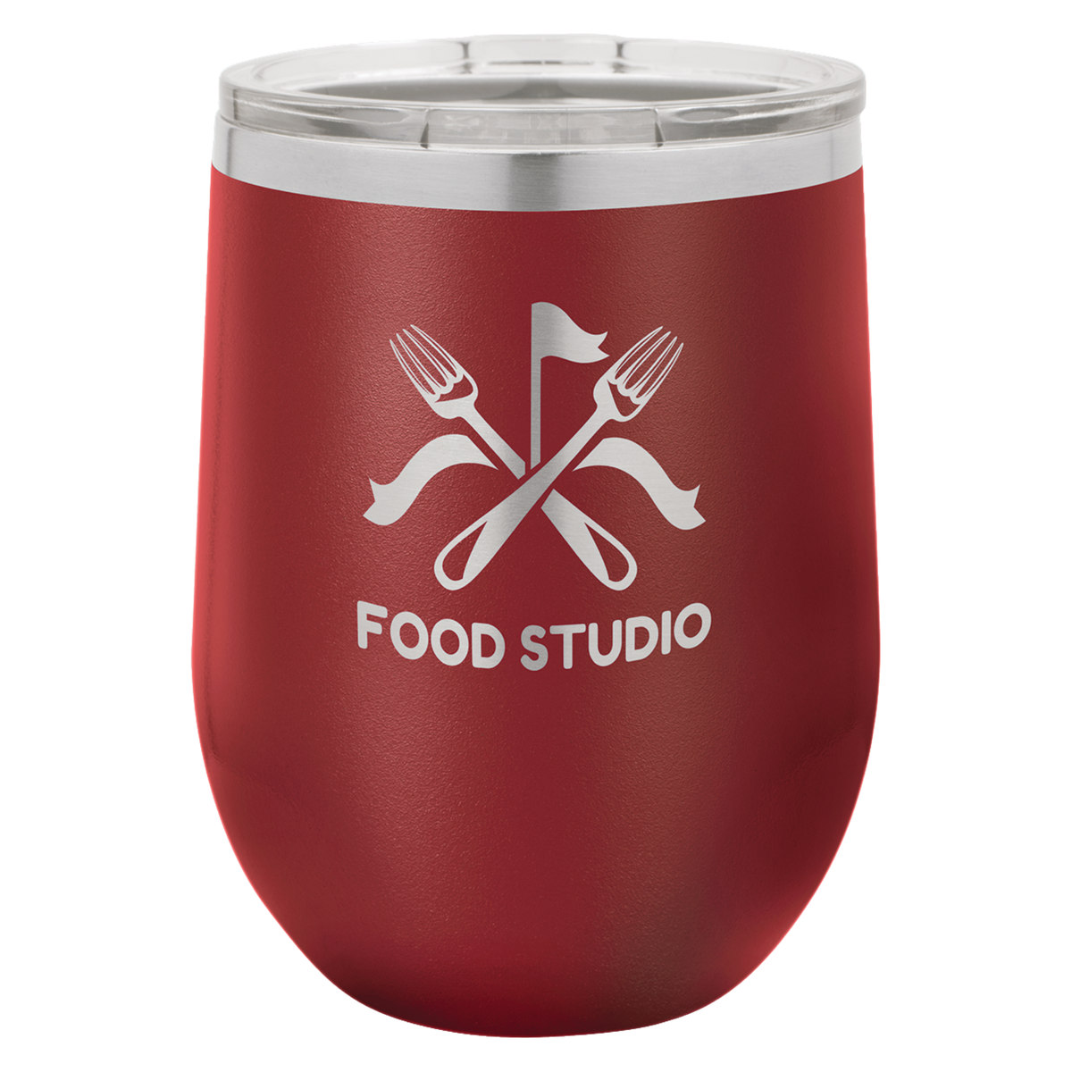 Custom Engraved Stemless Wine Tumbler - 12oz