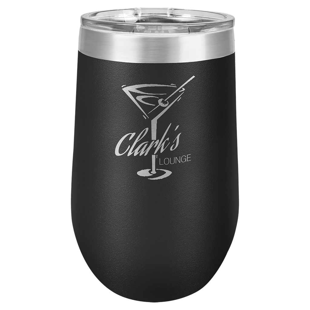 Custom Engraved Stemless Wine Tumbler - 16oz