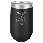 Custom Engraved Stemless Wine Tumbler - 16oz