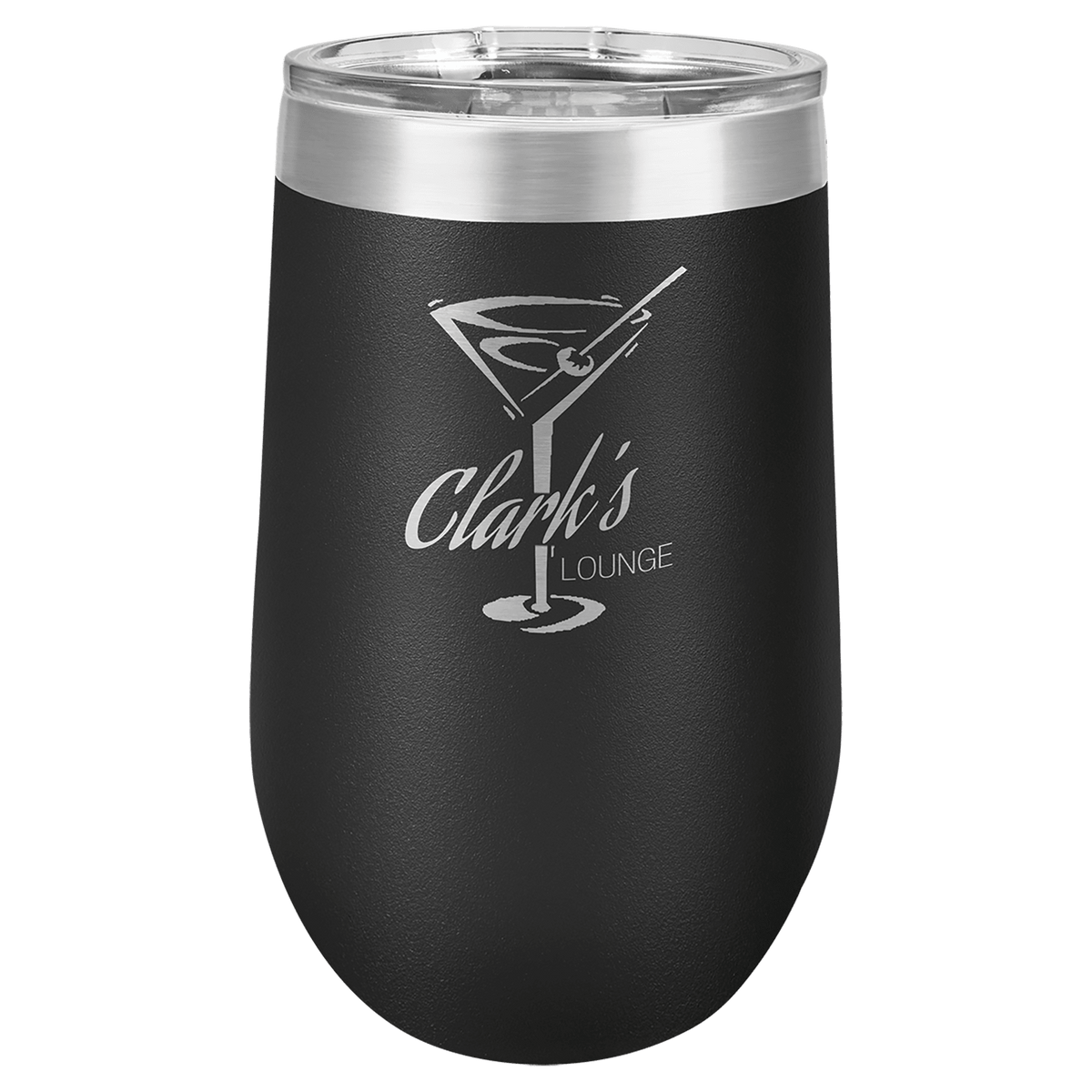 Custom Engraved Stemless Wine Tumbler - 16oz