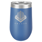 Custom Engraved Stemless Wine Tumbler - 16oz