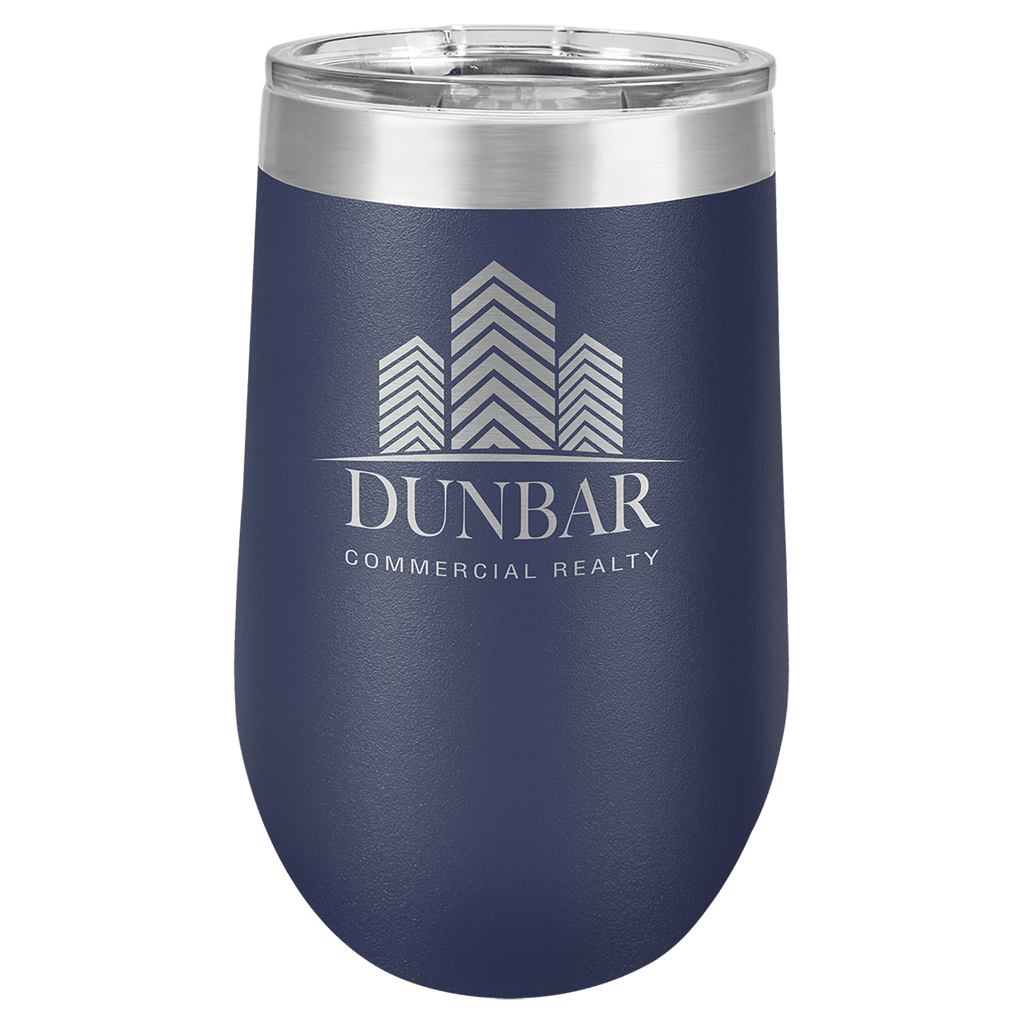 Custom Engraved Stemless Wine Tumbler - 16oz