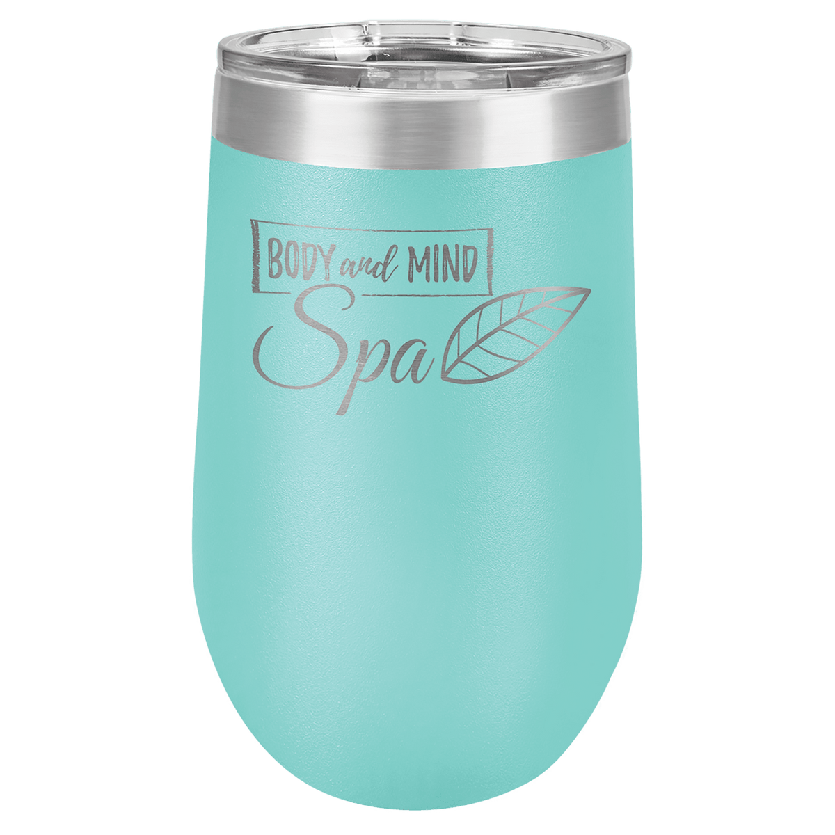 Custom Engraved Stemless Wine Tumbler - 16oz