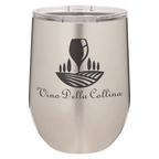 Custom Engraved Stemless Wine Tumbler - 12oz