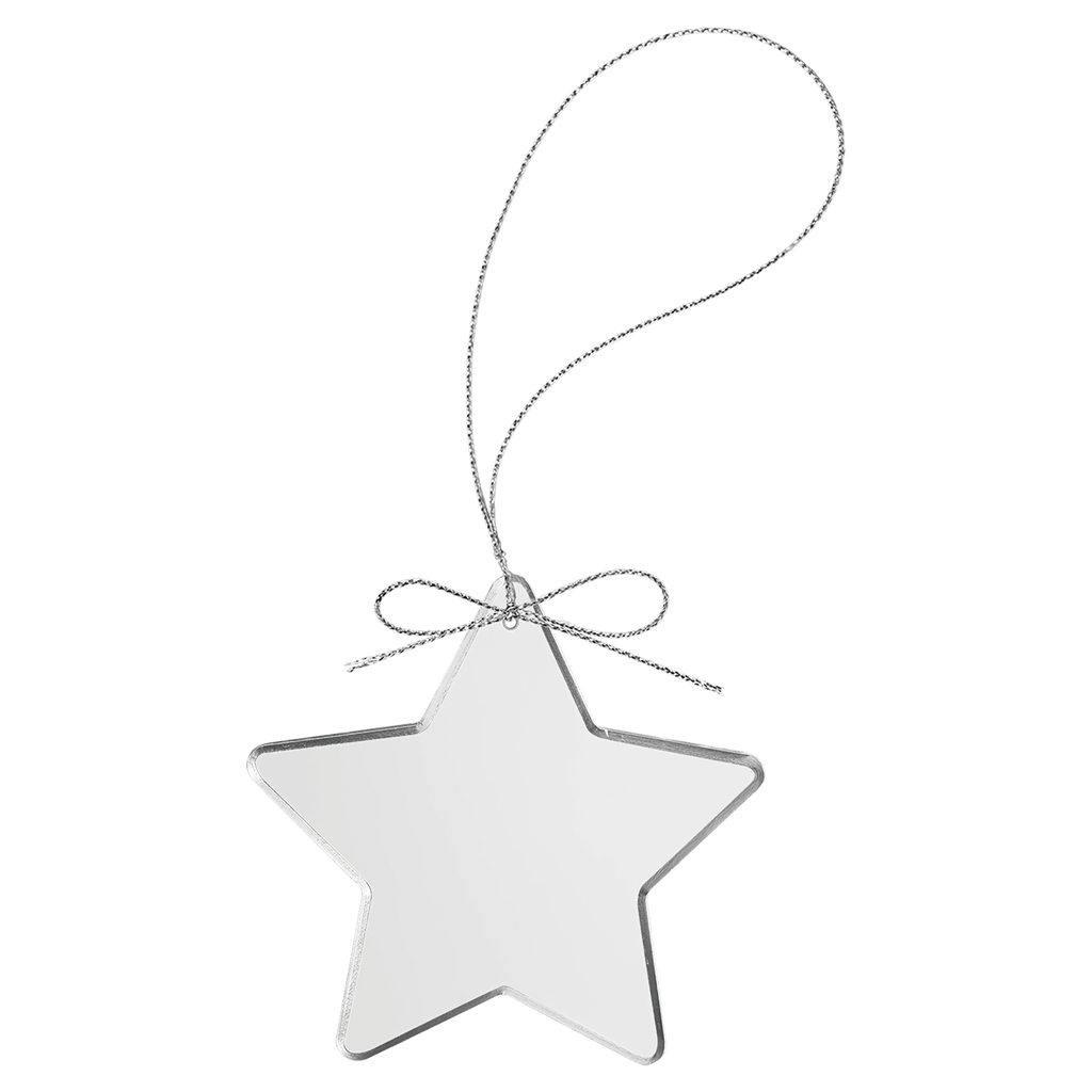 Engraved Crystal Christmas Ornament