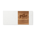 Wood & Faux Marble Rectangle Serving Board