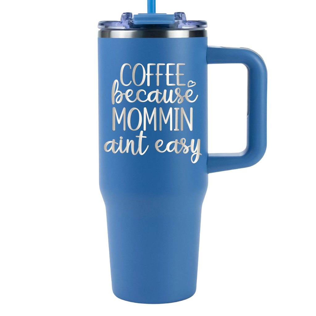 Personalized Coffee Lovers Tumbler with Handle