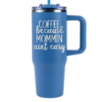 Personalized Coffee Lovers Tumbler with Handle