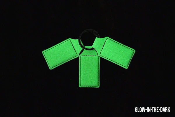 Custom Engraved Leatherette Keychain