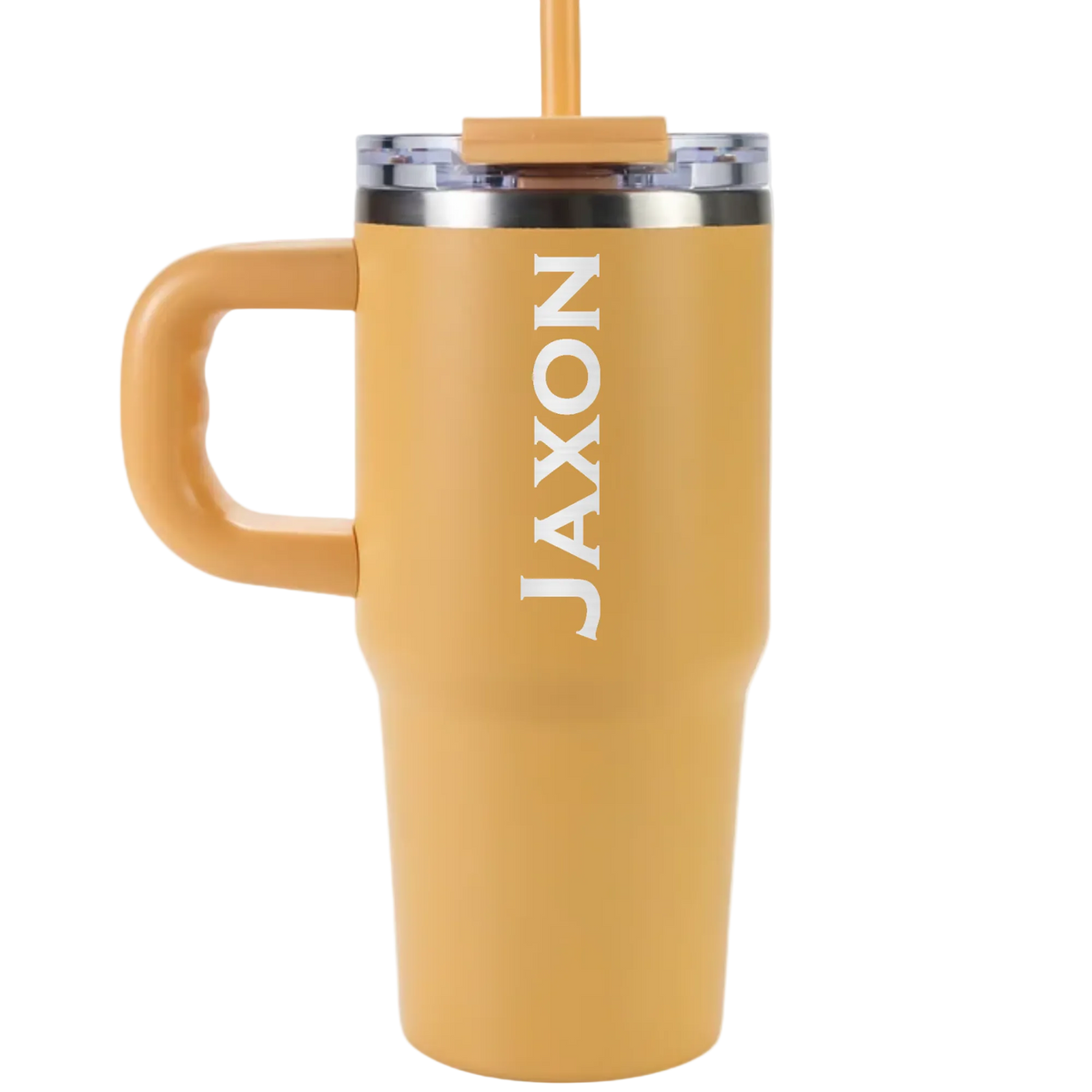 Custom Engraved Little Tumbler w/ Handle - 14oz
