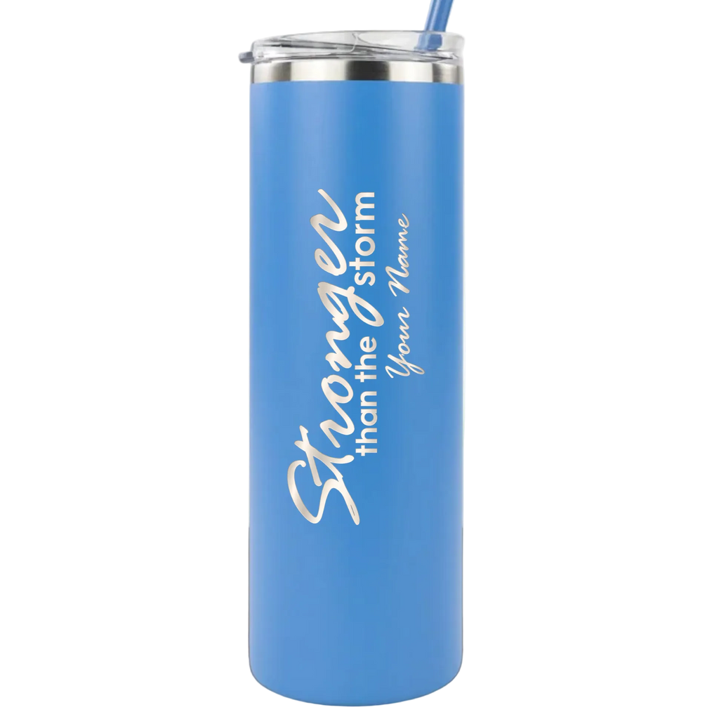 Personalized Inspirational Skinny Tumbler - 20oz