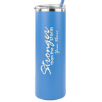 Personalized Inspirational Skinny Tumbler - 20oz