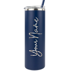 Custom Engraved Skinny Tumbler - 20oz