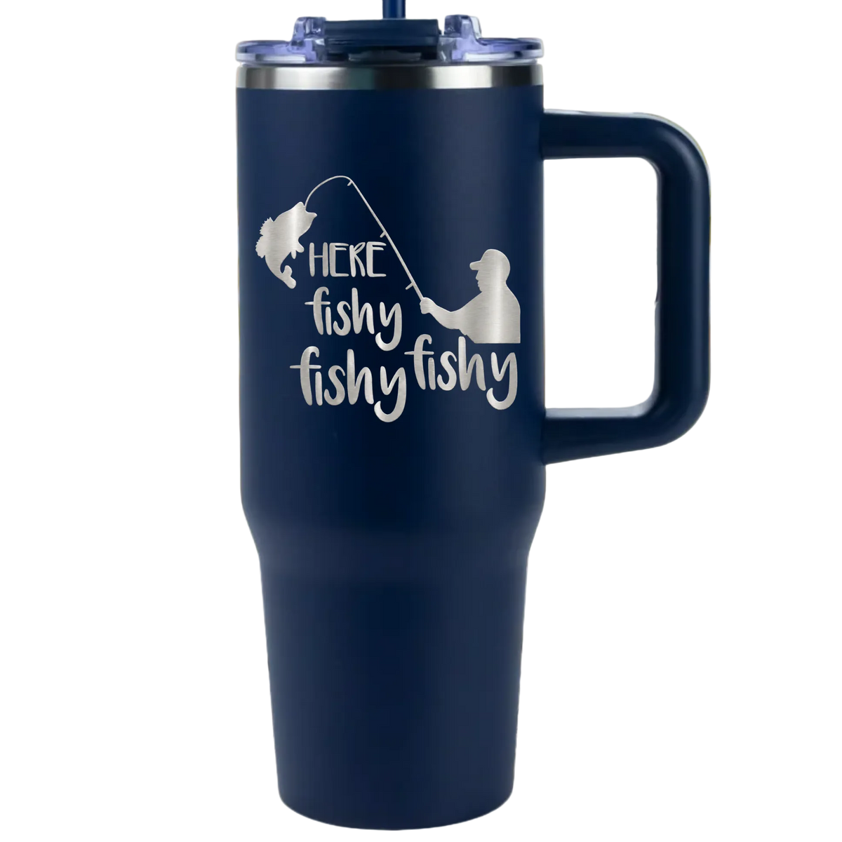 Personalized Outdoors Tumbler with Handle