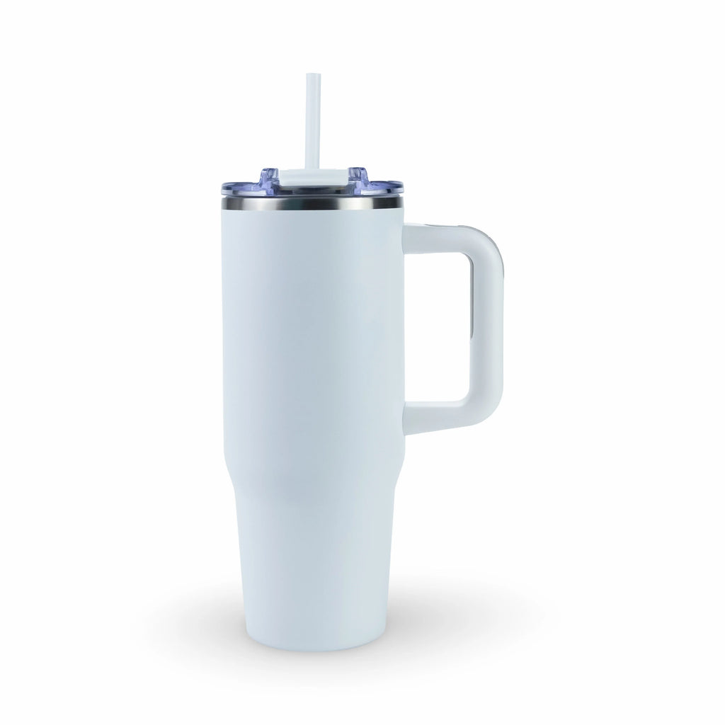 Personalized Coffee Lovers Tumbler with Handle