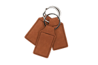 Custom Engraved Leatherette Keychain