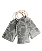 Custom Engraved Leatherette Keychain