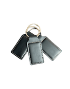 Custom Engraved Leatherette Keychain