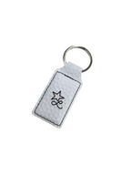 Custom Engraved Leatherette Keychain