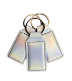 Custom Engraved Leatherette Keychain