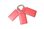 Custom Engraved Leatherette Keychain