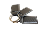 Custom Engraved Leatherette Keychain