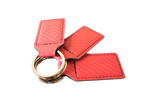 Custom Engraved Leatherette Keychain