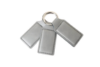 Custom Engraved Leatherette Keychain