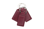 Custom Engraved Leatherette Keychain
