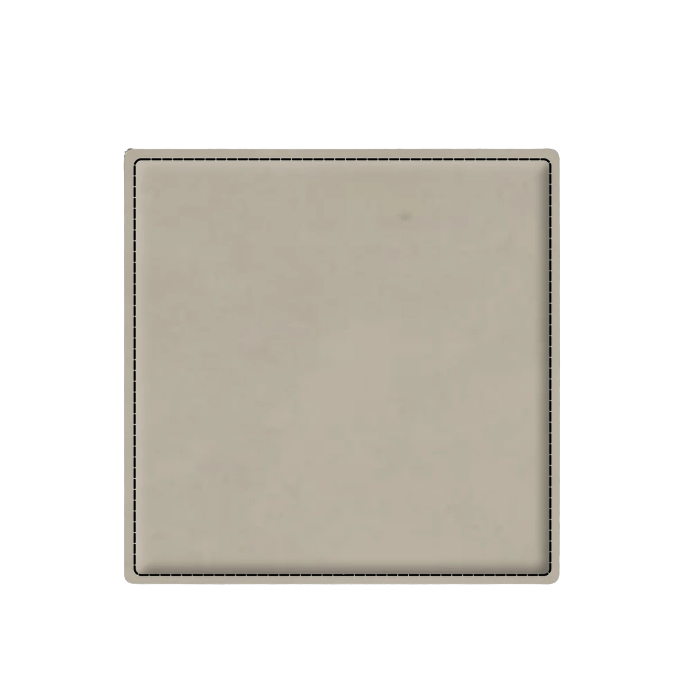 Custom Engraved Square Leatherette Coasters – Set of 4