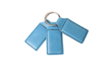 Custom Engraved Leatherette Keychain